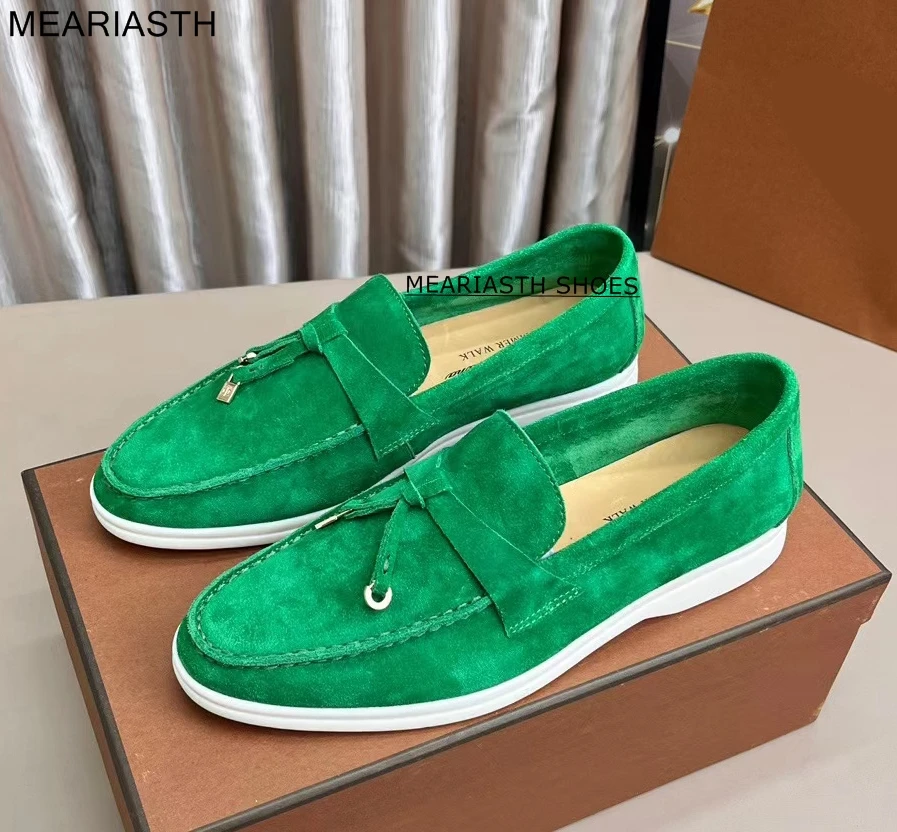 Summer Walk Shoes Suede Women Flat Shoes Metal Lock Lazy Loafers Soft Sole Slip On Causal Moccasin Beanie Shoes Genuine Leather
Summer Walk Shoes Suede Women Flat Shoes Metal Lock Lazy Loafers Soft Sole Slip On Causal Moccasin Beanie Shoes Genuine Leather