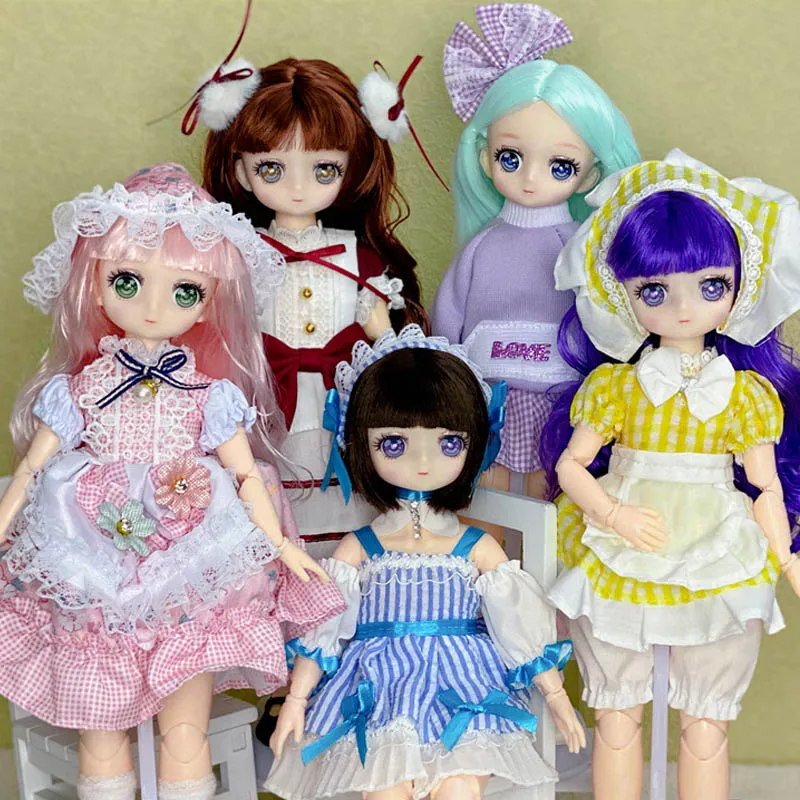 30cm Anime Doll Full Set 1/6 Bd Comic Doll with Clothes Girls Diy Dress Up Toy Gifts
30cm Anime Doll Full Set 1/6 Bd Comic Doll with Clothes Girls Diy Dress Up Toy Gifts