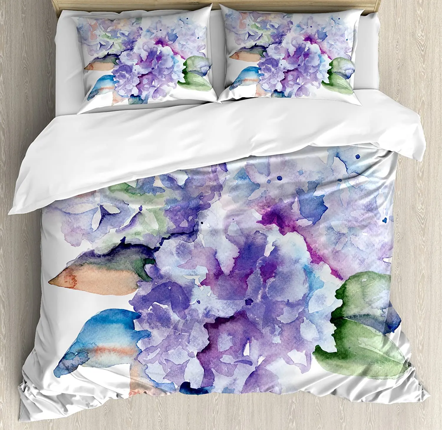Watercolor 3pcs Bedding Set Delicate Hydrangea Flowers Blooming Duvet Cover Set Bed Set Quilt Cover Pillow Case Comforter Cover
Watercolor 3pcs Bedding Set Delicate Hydrangea Flowers Blooming Duvet Cover Set Bed Set Quilt Cover Pillow Case Comforter Cover