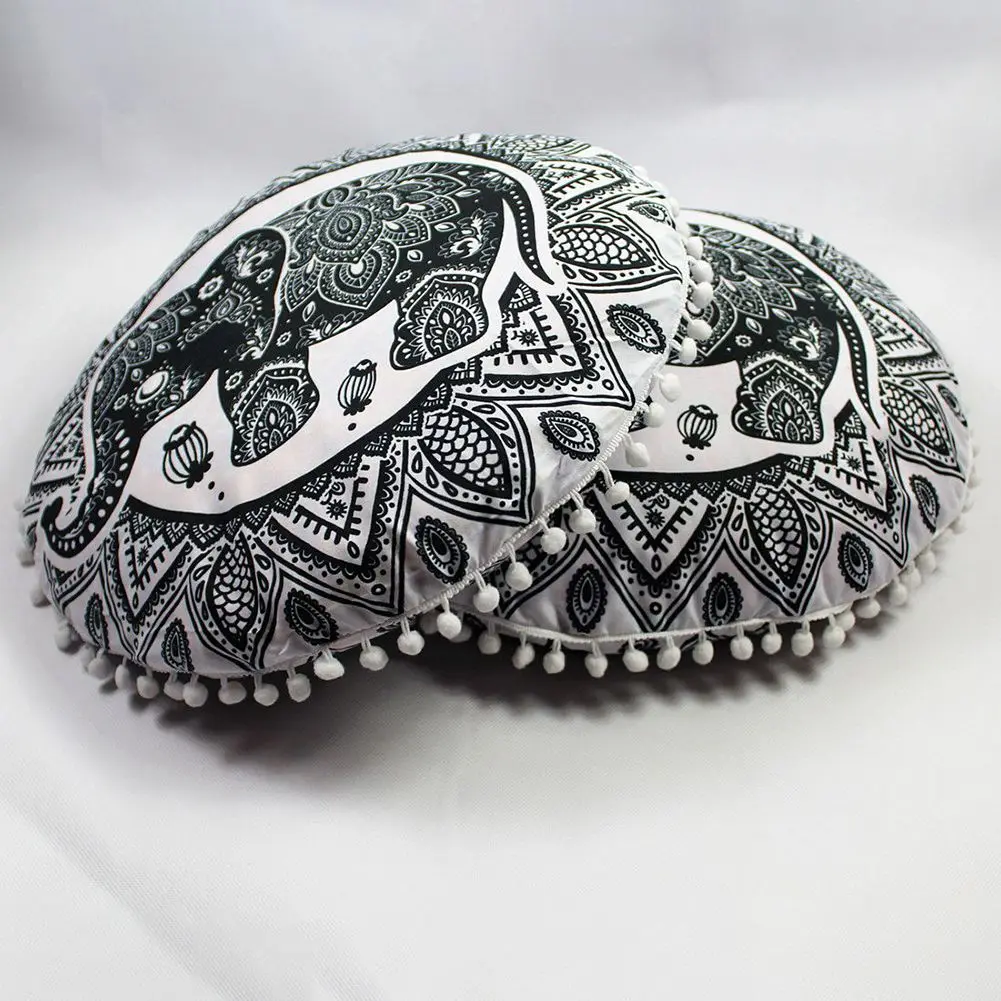 Polyester Fiber Round Pillow Case 43*43cm Pattern Bohemian Printed Cushion Pillow Cover Home Decor For Sofa Bar Hotel Cafe
Polyester Fiber Round Pillow Case 43*43cm Pattern Bohemian Printed Cushion Pillow Cover Home Decor For Sofa Bar Hotel Cafe