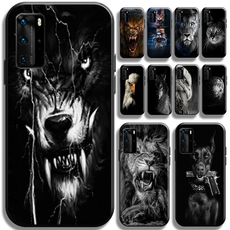 Tiger Lion Cat Dog Eagle Wolf Leopard For Huawei P40 P40 Pro P40 Lite 5G Phone Case TPU Full Protection Coque Back Cases Funda
Tiger Lion Cat Dog Eagle Wolf Leopard For Huawei P40 P40 Pro P40 Lite 5G Phone Case TPU Full Protection Coque Back Cases Funda