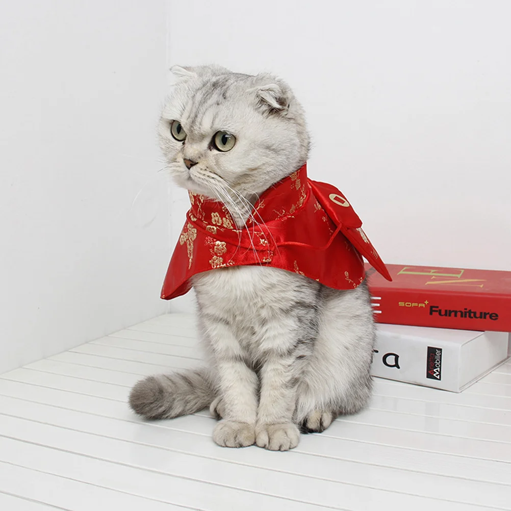 Cat Dog Pet New Year Cloak Style Chinese Costume Coat Clothes Chineses Funny Cape Puppy Apparel Winter Outfit Joyous Creative
Cat Dog Pet New Year Cloak Style Chinese Costume Coat Clothes Chineses Funny Cape Puppy Apparel Winter Outfit Joyous Creative