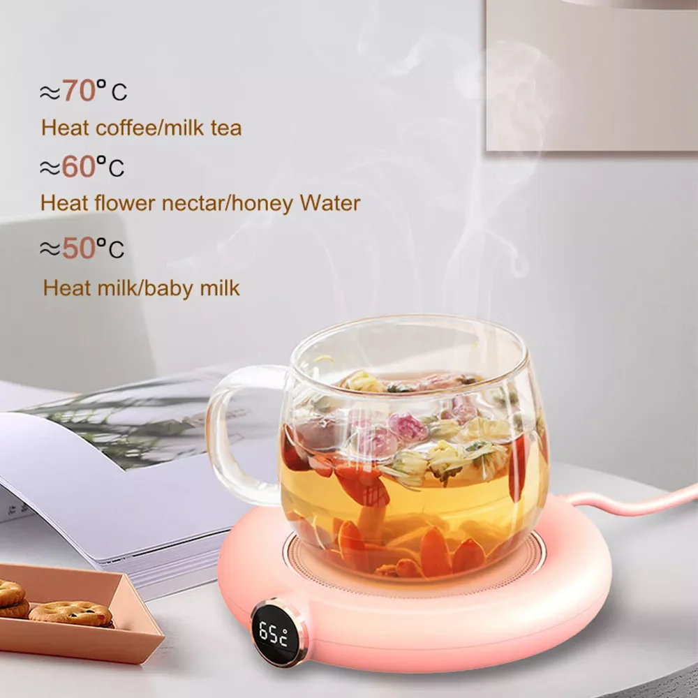 5V USB Heating Warm Cup Mat Constant Temperature Coaster 3 Gear Digital Display Adjustment Timing Heater for Coffee Milk Tea
5V USB Heating Warm Cup Mat Constant Temperature Coaster 3 Gear Digital Display Adjustment Timing Heater for Coffee Milk Tea