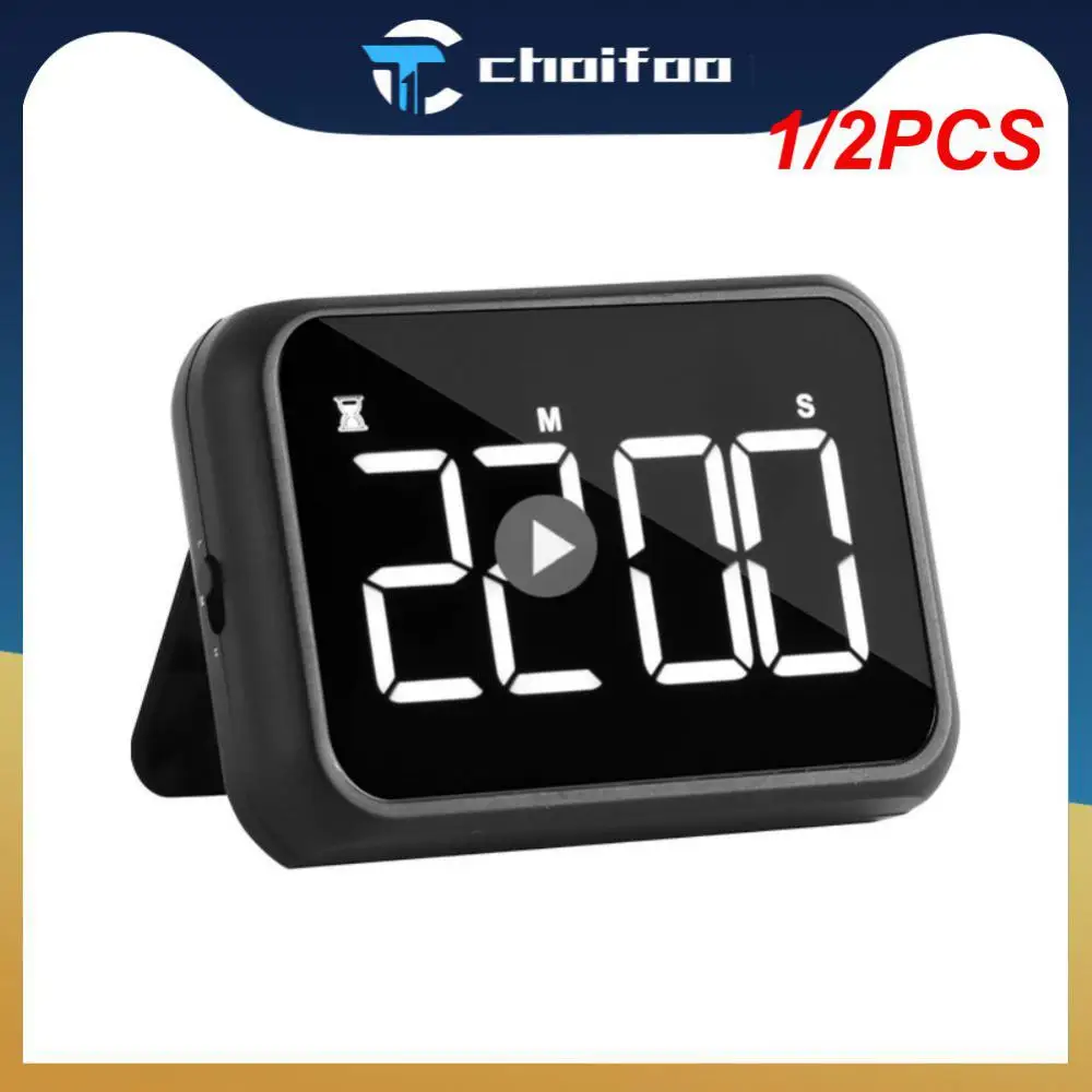 1/2PCS Home Magnetic Kitchen Timer Digital Timer Countdown Alarm Clock Bracket Cooking Timer Cooking Shower Study Stopwatch
1/2PCS Home Magnetic Kitchen Timer Digital Timer Countdown Alarm Clock Bracket Cooking Timer Cooking Shower Study Stopwatch