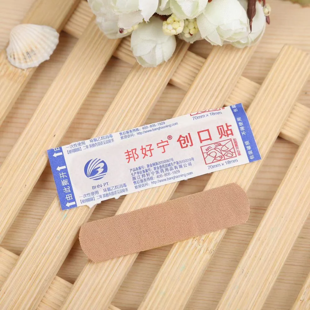 100pcs/lot Wound Hemostasis Sticker Waterproof Breathable Plaster Disposable First Aid Bandage Medical Gauze Medical Accessories
100pcs/lot Wound Hemostasis Sticker Waterproof Breathable Plaster Disposable First Aid Bandage Medical Gauze Medical Accessories