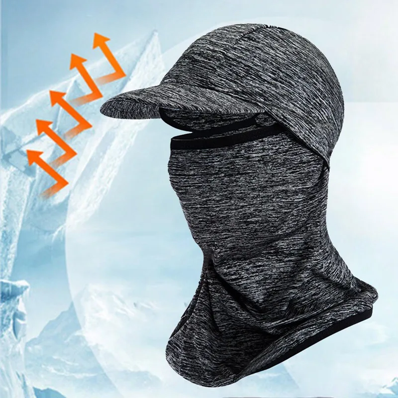 2 In 1 Hat Mask Ice Silk Sunscreen Headgear Summer Motorcycle Helmet Face Protection Equipment Bike Head Cover Fishing Cap
2 In 1 Hat Mask Ice Silk Sunscreen Headgear Summer Motorcycle Helmet Face Protection Equipment Bike Head Cover Fishing Cap