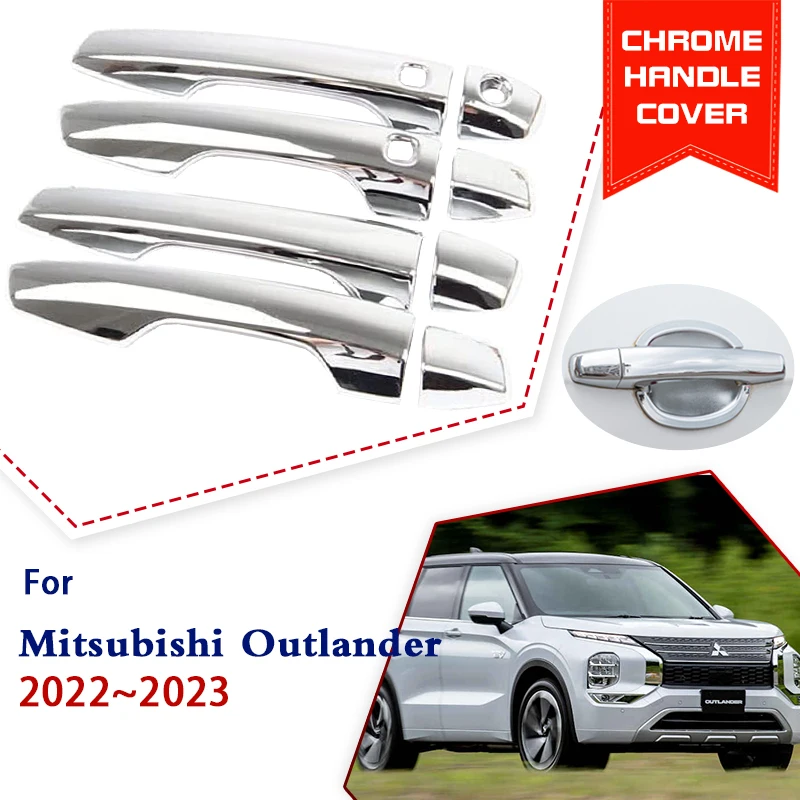 Chrome Outer Door Handle Cover for Mitsubishi Outlander 4 GM GN 2022 2023 Airtrek Car Accessories Protective Decoration Stickers
Chrome Outer Door Handle Cover for Mitsubishi Outlander 4 GM GN 2022 2023 Airtrek Car Accessories Protective Decoration Stickers