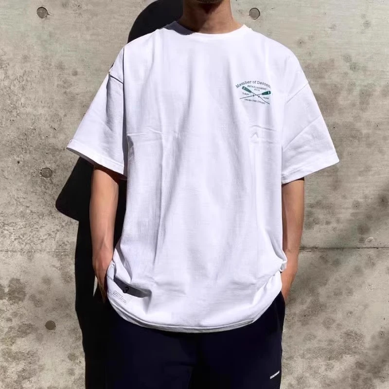 DESCENDANT DCDT Summer New Whale Oar Letter Printing Loose And Comfortable Round Neck Cotton Short Sleeve T-Shirt
DESCENDANT DCDT Summer New Whale Oar Letter Printing Loose And Comfortable Round Neck Cotton Short Sleeve T-Shirt