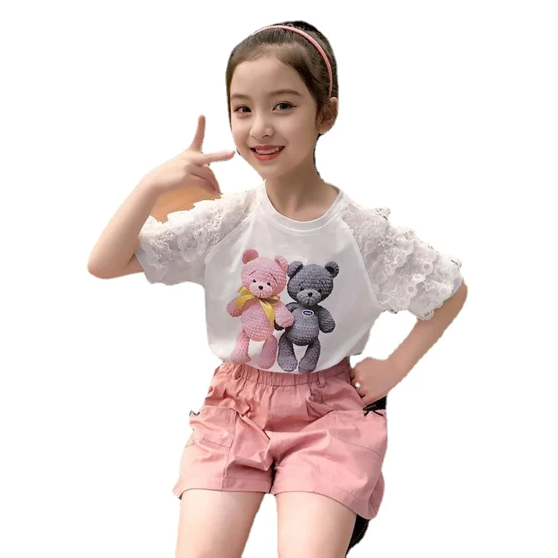 Baby Clothes Sets Girls' Summer Suit New Children's Wear Middle and Large Kids Summer Girls' Two-piece Sport Suit 4-12 Ages
Baby Clothes Sets Girls' Summer Suit New Children's Wear Middle and Large Kids Summer Girls' Two-piece Sport Suit 4-12 Ages