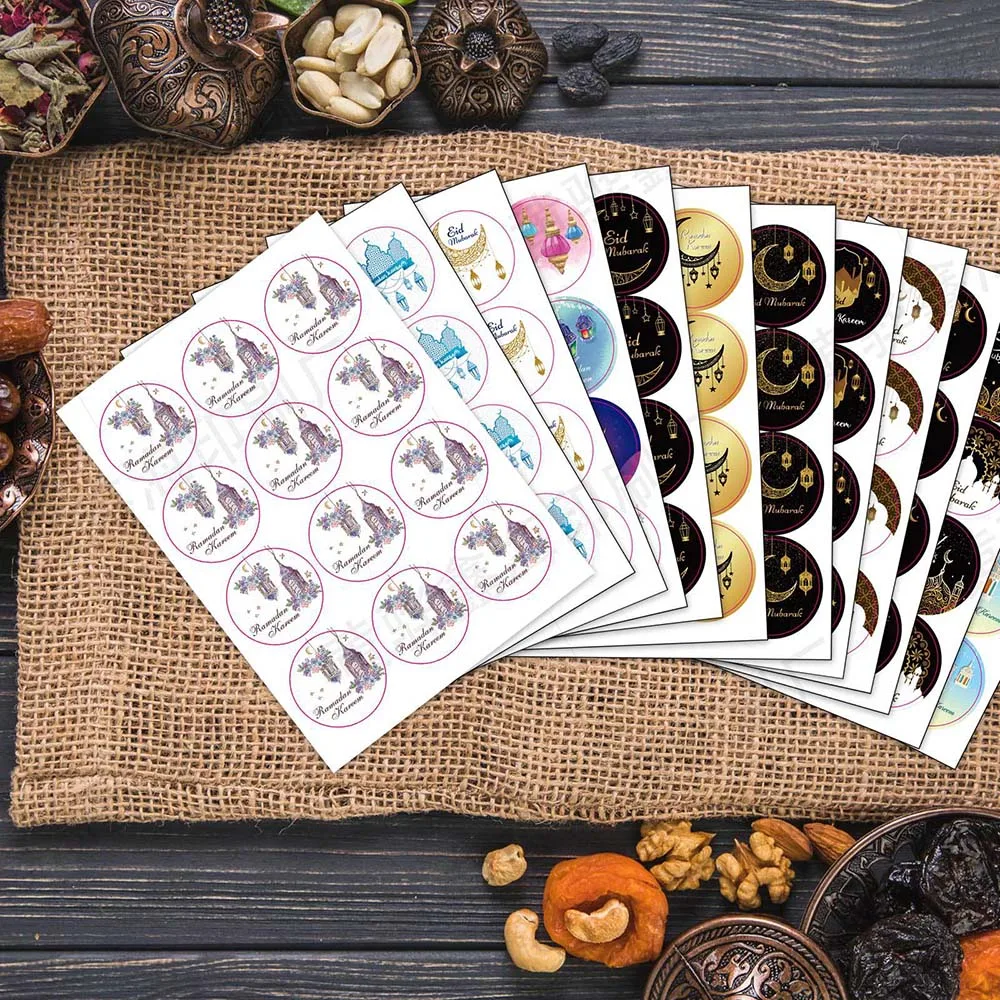 120pcs Ramadan EID Mubarak Decorations Paper Sticker Gift Lable Seal Sticker Islamic Muslim Eid al-fitr Decoration Supplies
120pcs Ramadan EID Mubarak Decorations Paper Sticker Gift Lable Seal Sticker Islamic Muslim Eid al-fitr Decoration Supplies