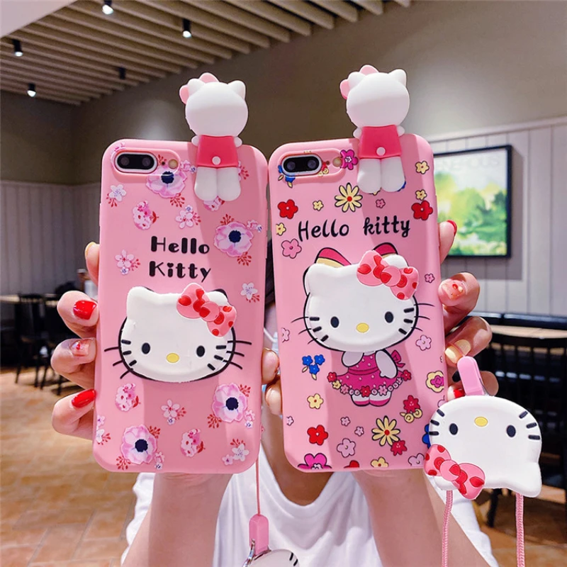 Hello Kitty Phone Case for Apple 11Promax Phone Case Lying Hello Kitty Stand Iphone8plus Cartoon Lanyard XR/7P Soft
Hello Kitty Phone Case for Apple 11Promax Phone Case Lying Hello Kitty Stand Iphone8plus Cartoon Lanyard XR/7P Soft