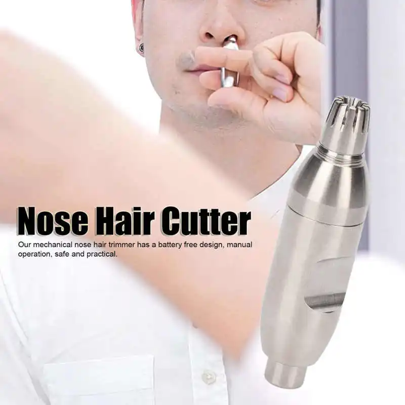 Battery Free Nose Hair Trimmer Nanotech Blade Technology Ergonomic Appearance Portable Stainless Steel Nose Hair Trimming Tool
Battery Free Nose Hair Trimmer Nanotech Blade Technology Ergonomic Appearance Portable Stainless Steel Nose Hair Trimming Tool