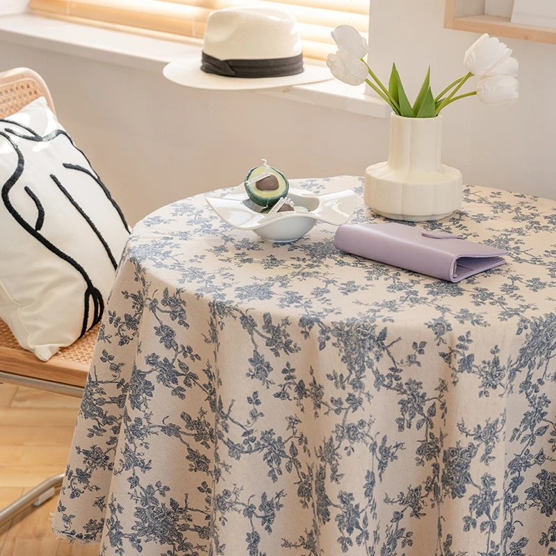 Vintage Tea Tablecloth Blue Floral for Table Rose Printed Tablecloths Picnic Photo Background Cloth Room Decor Manteles De Mesa
Vintage Tea Tablecloth Blue Floral for Table Rose Printed Tablecloths Picnic Photo Background Cloth Room Decor Manteles De Mesa