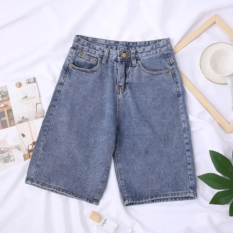 New Summer Casual Female Solid Streetwear Stright Jeans Bermuda ShortsWomen High Waist Blue Wide Leg Denim Shorts Pants Women
New Summer Casual Female Solid Streetwear Stright Jeans Bermuda ShortsWomen High Waist Blue Wide Leg Denim Shorts Pants Women