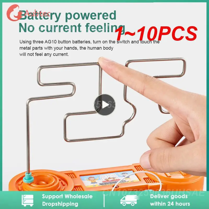 1~10PCS Funny Kids Collision Electric Shock Toys Party Maze Game Children Early Educational Toys Science Experiment Toy Study
1~10PCS Funny Kids Collision Electric Shock Toys Party Maze Game Children Early Educational Toys Science Experiment Toy Study