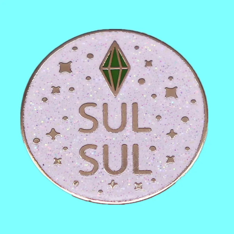 The Sims Sul Sul Enamel Pin Crystal With Glitter Metal Badge Brooches Lapel Pins Jewelry Collection Accessories Gifts
The Sims Sul Sul Enamel Pin Crystal With Glitter Metal Badge Brooches Lapel Pins Jewelry Collection Accessories Gifts