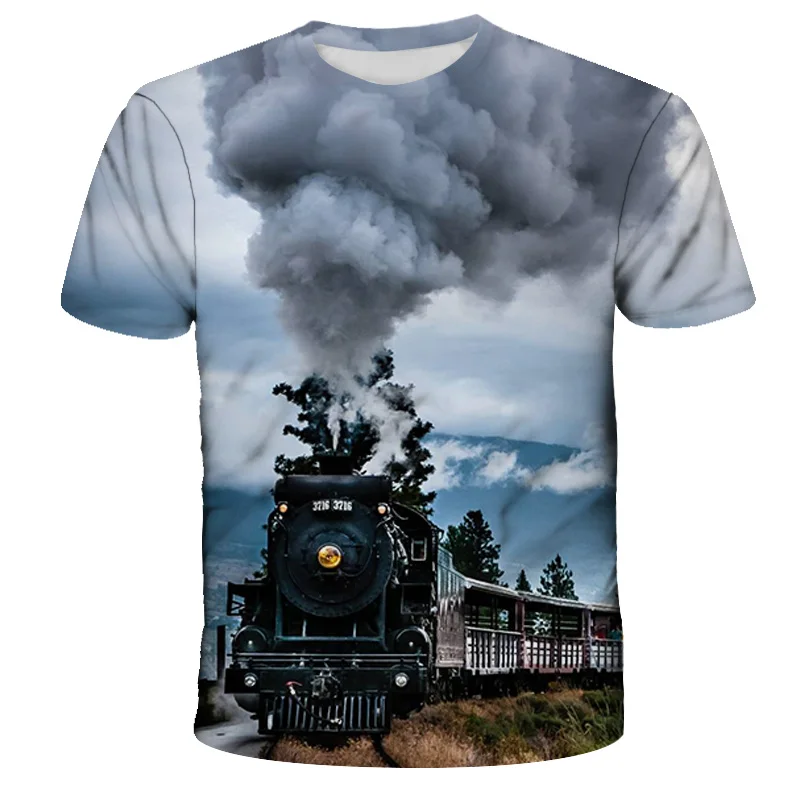 Tshirts Vintage Train Locomotive 3D Print Summer T Shirt Fashion Kids Casual Boys Girls Kawaii Cartoons Round Neck Tshirt Tops
Tshirts Vintage Train Locomotive 3D Print Summer T Shirt Fashion Kids Casual Boys Girls Kawaii Cartoons Round Neck Tshirt Tops
