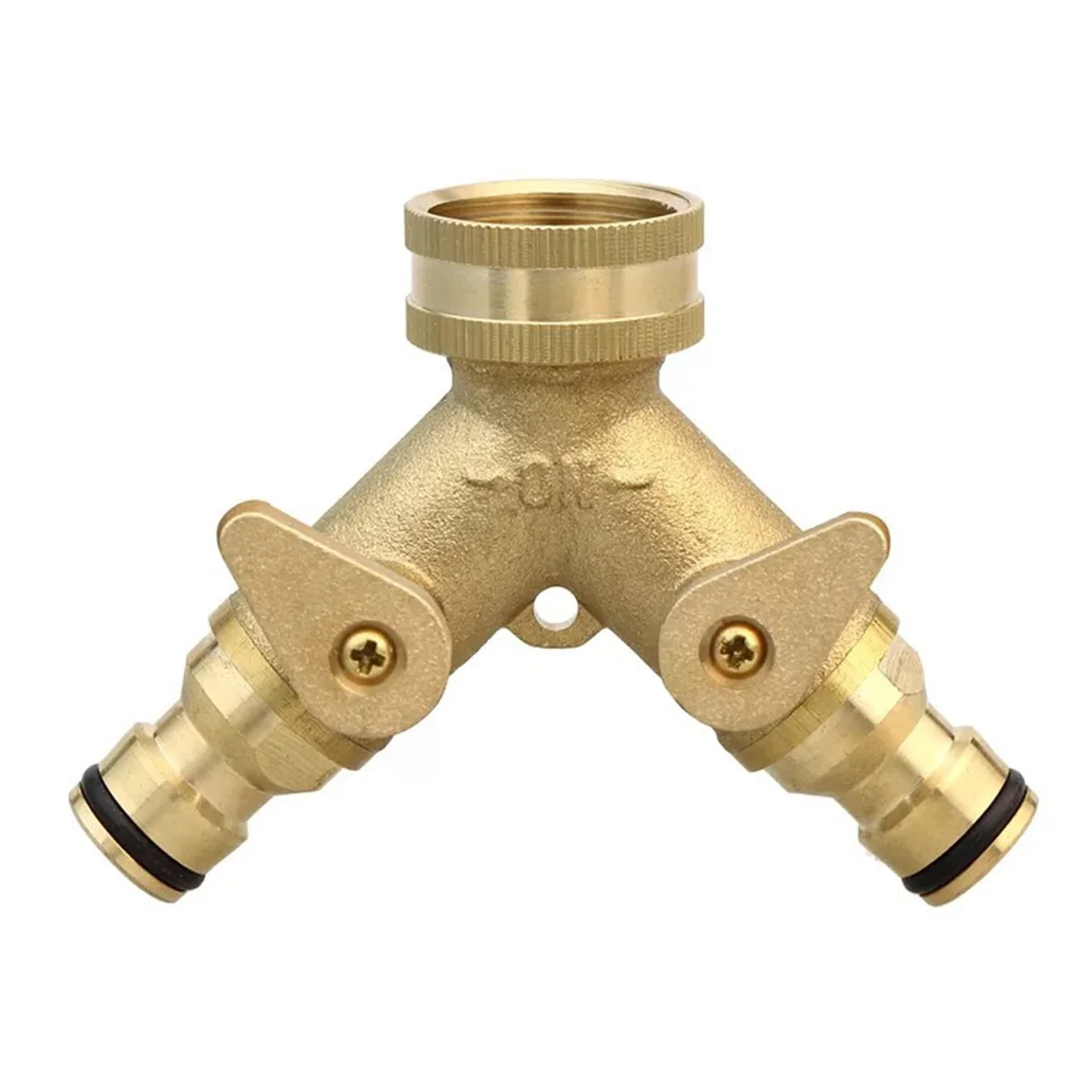 3/4 Inch Brass 2 Way Y Hose Tap Connector Garden Hose Pipe Splitter - American Thread3/4 Inch Brass 2 Way Y Hose Tap Connector
3/4 Inch Brass 2 Way Y Hose Tap Connector Garden Hose Pipe Splitter - American Thread3/4 Inch Brass 2 Way Y Hose Tap Connector