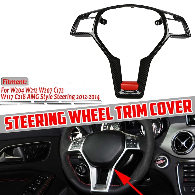 Отделка Рамы рулевого колеса для Mercedes-Benz A C E GLA CLA CLS Class W176 W117 W204 W212 X156 C117 AMG Style
Отделка Рамы рулевого колеса для Mercedes-Benz A C E GLA CLA CLS Class W176 W117 W204 W212 X156 C117 AMG Style