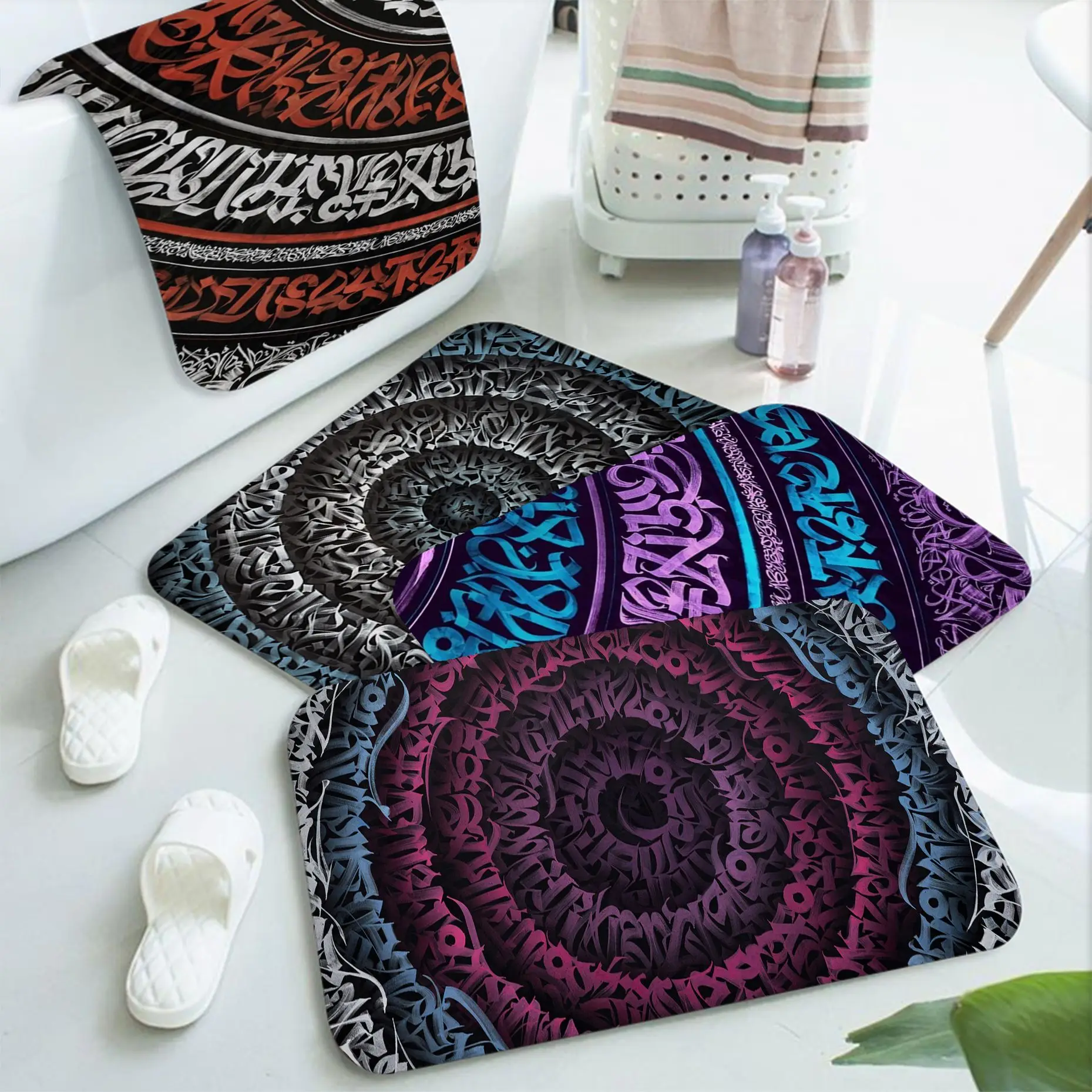 Pokras Lampas Art Graffit Door Mat Anti-slip Absorb Water Long Strip Cushion Bedroon Mat Toilet Rug
Pokras Lampas Art Graffit Door Mat Anti-slip Absorb Water Long Strip Cushion Bedroon Mat Toilet Rug