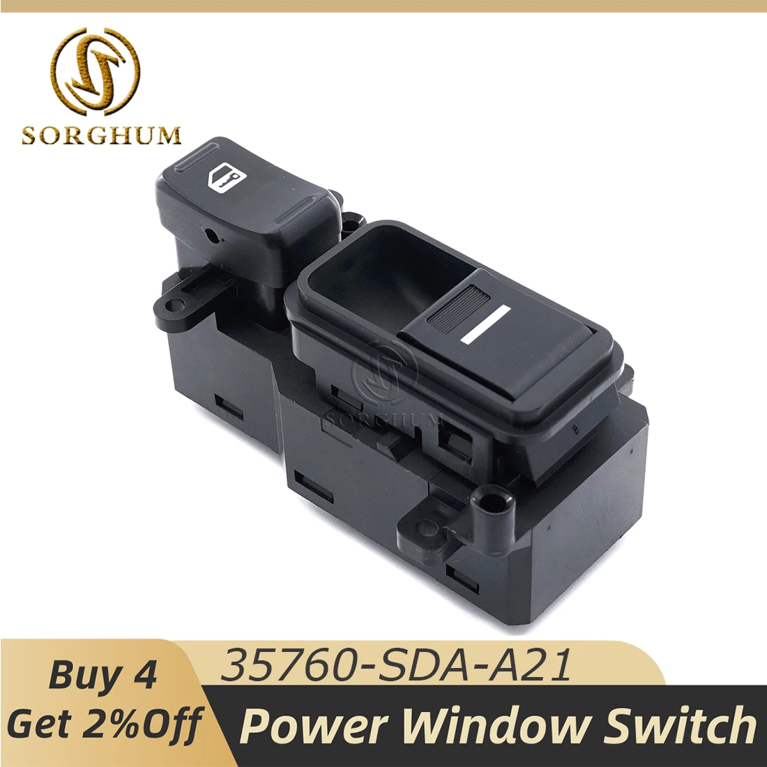 Sorghum 35760-SDA-A21 35760SDAA21 Car Right Passenger Side Power Window Switch Control Button For Honda Accord 2.4 3.0 2003-2007
Sorghum 35760-SDA-A21 35760SDAA21 Car Right Passenger Side Power Window Switch Control Button For Honda Accord 2.4 3.0 2003-2007