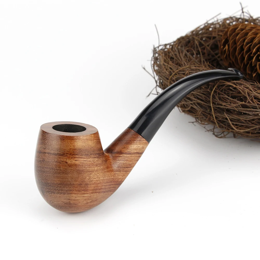 Classic Bent Smoking Pipe 9mm Filter Smoking Tobacco Pipe Smooth Rose Wood Pipe Smoke Accessory Set
Classic Bent Smoking Pipe 9mm Filter Smoking Tobacco Pipe Smooth Rose Wood Pipe Smoke Accessory Set