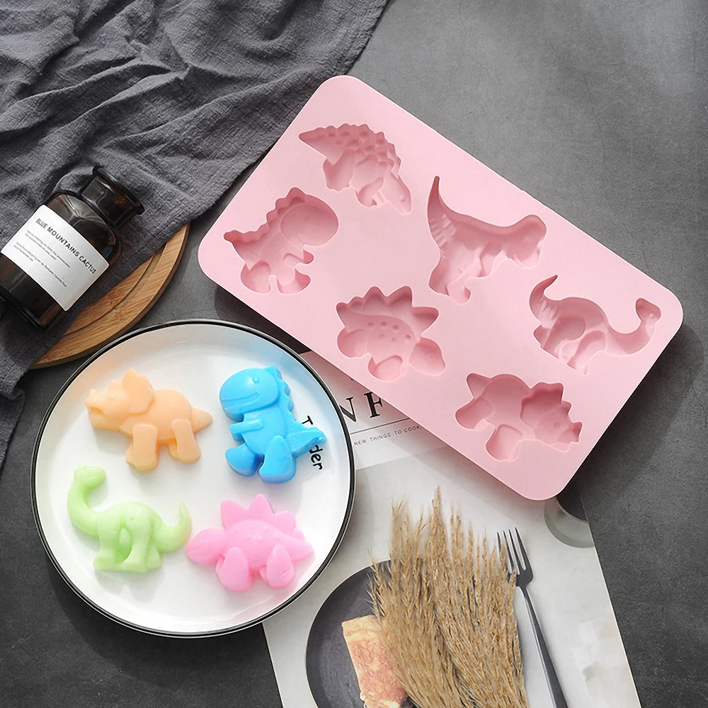 6 Cavity Animal Dinosaur Silicone Cake Mold Cookies Candy Desserts Chocolate Pastry 3D Fondant Mold Baking Ice Cube Making Tool
6 Cavity Animal Dinosaur Silicone Cake Mold Cookies Candy Desserts Chocolate Pastry 3D Fondant Mold Baking Ice Cube Making Tool