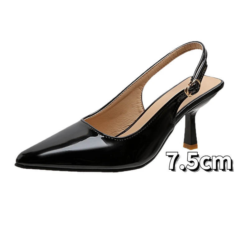 Women Pointed Toe Stiletto High Heels Sandals 2023 Summer European Style Fashion Slippers Lady 7.5cm Pump Mules Zapatos De Mujer
Women Pointed Toe Stiletto High Heels Sandals 2023 Summer European Style Fashion Slippers Lady 7.5cm Pump Mules Zapatos De Mujer