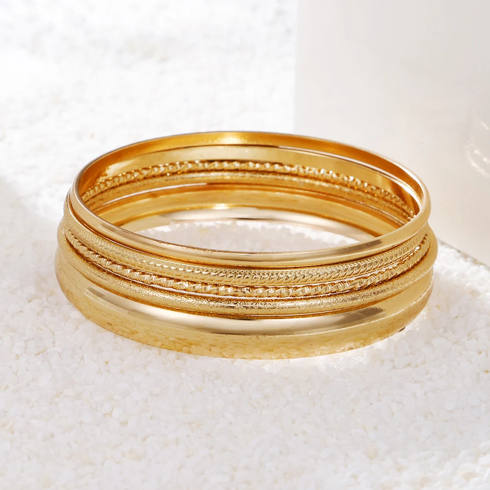 5Pcs/Set Bohemian Vintage Gold Color Round Bangle Set For Women Fashion Mixed Bracelets Party Jewelry Gifts
5Pcs/Set Bohemian Vintage Gold Color Round Bangle Set For Women Fashion Mixed Bracelets Party Jewelry Gifts