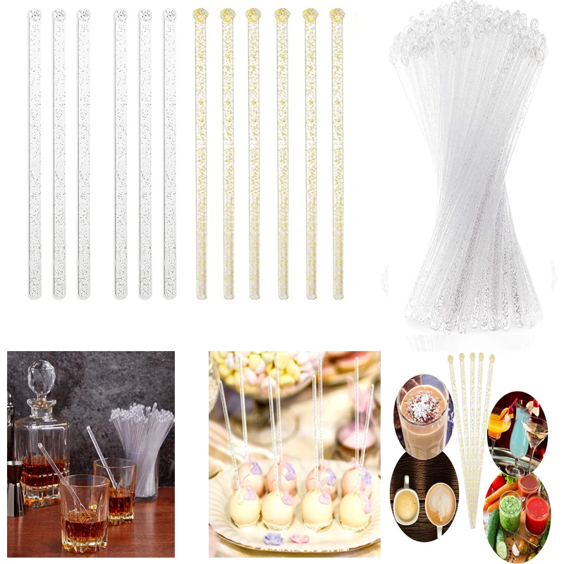 20pcs Ball Head Stirrer Disposible Plastic Round Top Crystal Swizzle Sticks Crystal Cake Pops Party Decorations Favors
20pcs Ball Head Stirrer Disposible Plastic Round Top Crystal Swizzle Sticks Crystal Cake Pops Party Decorations Favors
