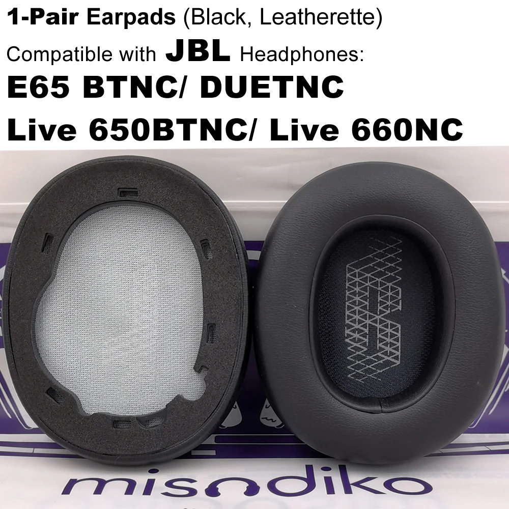 misodiko Ear Pads Cushions Replacement for JBL E65 BTNC, Duet NC, Live 650BTNC, Live 660NC Headphones
misodiko Ear Pads Cushions Replacement for JBL E65 BTNC, Duet NC, Live 650BTNC, Live 660NC Headphones