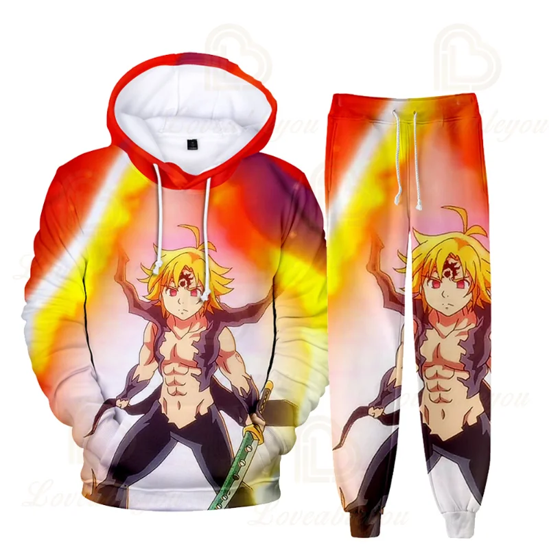 The Seven Deadly Sins Cartoon Hooded Spring Autumn New Children's Pullover Long-sleeved Fashion Sports Children's Two-piece Set
The Seven Deadly Sins Cartoon Hooded Spring Autumn New Children's Pullover Long-sleeved Fashion Sports Children's Two-piece Set