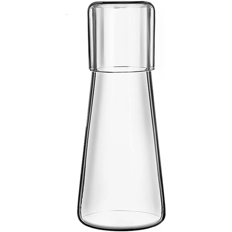 3X Clear Bedside Water Carafe Set With Tumbler Glass For Bedroom Nightstand, Night Water Carafe With Glass, With Cup Set
3X Clear Bedside Water Carafe Set With Tumbler Glass For Bedroom Nightstand, Night Water Carafe With Glass, With Cup Set
