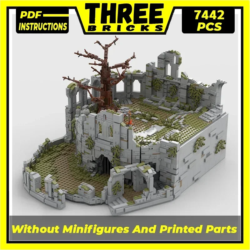 Популярная игровая модель Moc строительные кирпичи Firelink храм технология костра