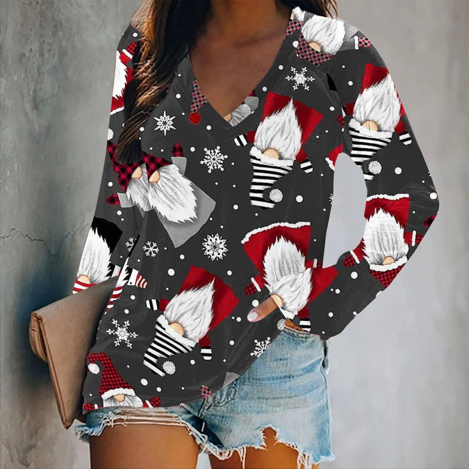 Women Tunic Tops Cute Christmas Tree Print Pleated V Neck Long Sleeve Blouse Ladies T Shirt Top Athletic Long Sleeve Shirt Women
Women Tunic Tops Cute Christmas Tree Print Pleated V Neck Long Sleeve Blouse Ladies T Shirt Top Athletic Long Sleeve Shirt Women