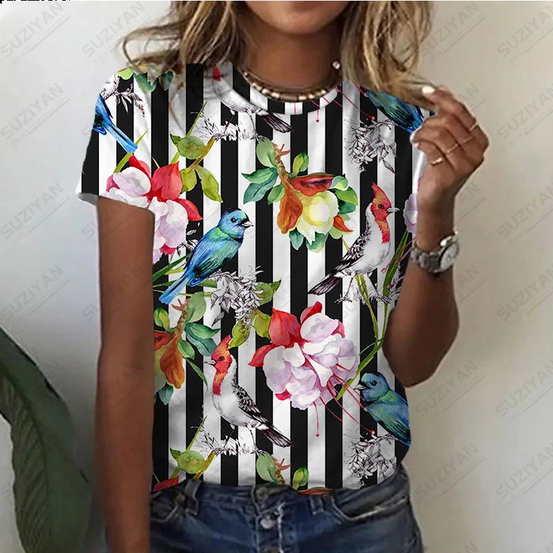 Hot Selling Women's Short Sleeve Round Neck T-shirt 3D Printed Temperament Casual Loose Size Women's Fragmented Short Sleeve Top
Hot Selling Women's Short Sleeve Round Neck T-shirt 3D Printed Temperament Casual Loose Size Women's Fragmented Short Sleeve Top