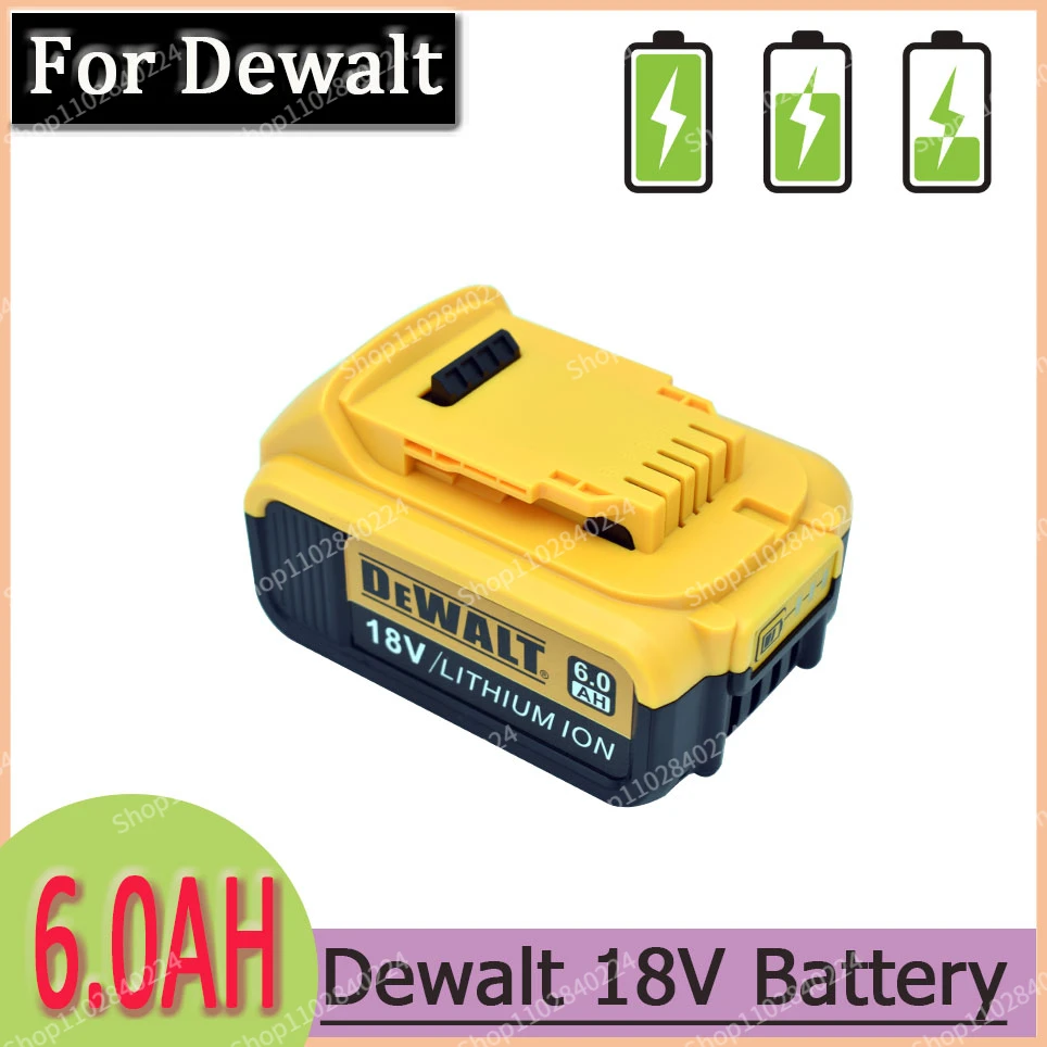 DeWalt 18V 6.0AH 100% Original for DeWalt rechargeable power tools battery with LED Li-Ion replacement DCB205 DCB204-2
DeWalt 18V 6.0AH 100% Original for DeWalt rechargeable power tools battery with LED Li-Ion replacement DCB205 DCB204-2