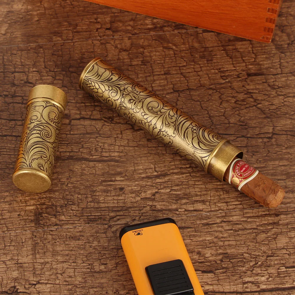 GALINER Luxury Cigar Tube Humidor Single Metal New Tobacco Accessories Gadgets Portable Cigar Box Travel Tube Fit 1 Cigar Jar
GALINER Luxury Cigar Tube Humidor Single Metal New Tobacco Accessories Gadgets Portable Cigar Box Travel Tube Fit 1 Cigar Jar
