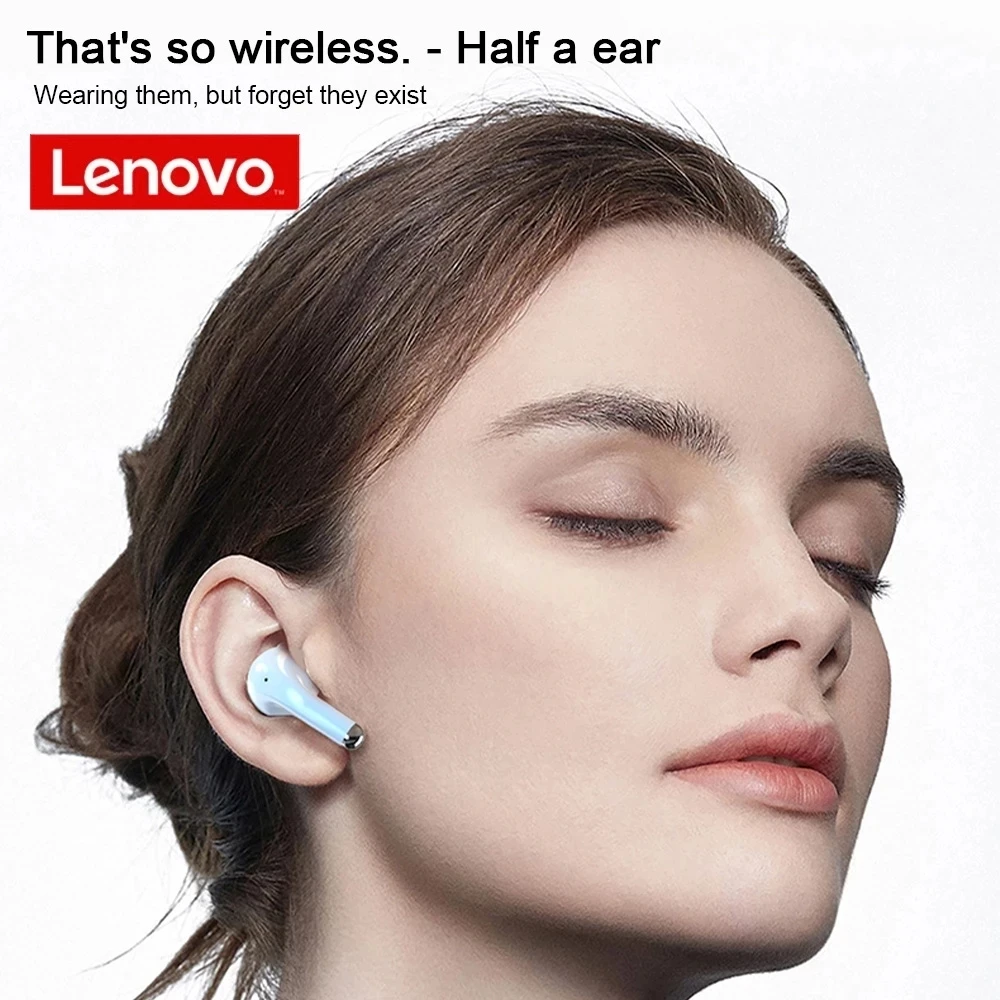 2021 New Lenovo LP40 TWS Bluetooth 5.1 Wireless Earphone Earbuds Stereo Noise Reduction Bass Touch Control Long Standby Headset |