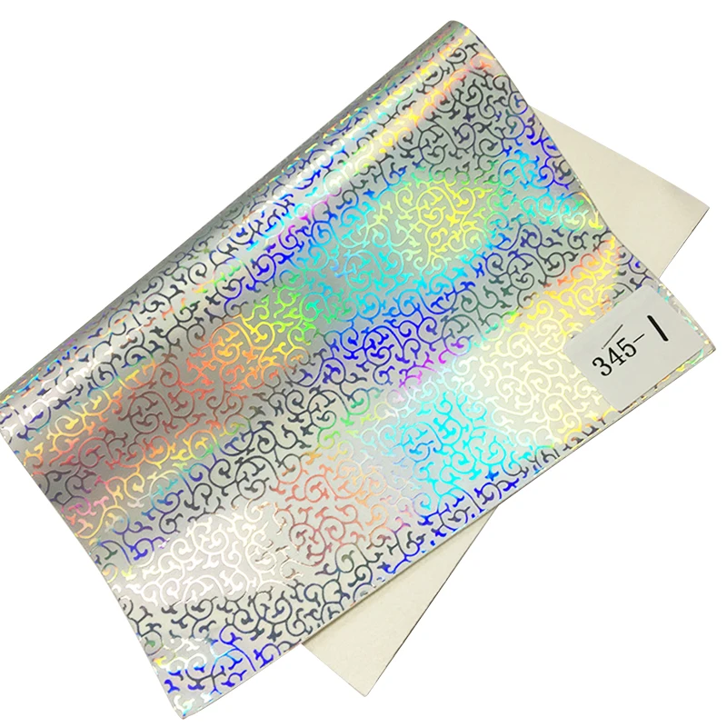 XHT Special Pattern Holographic Metallic Laser Mirror Embossed PU Faux Leather Fabric Sheet for Making Shoe/Bag/Clothing
XHT Special Pattern Holographic Metallic Laser Mirror Embossed PU Faux Leather Fabric Sheet for Making Shoe/Bag/Clothing