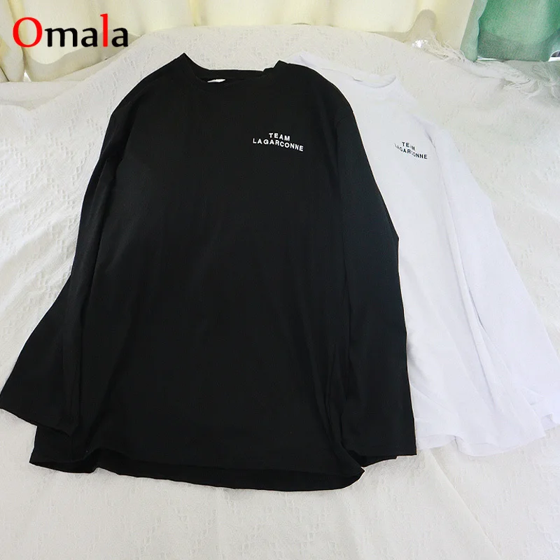 harajuku oversized T Shirt Women long Sleeve T-shirts letter print black white y2k Tops Casual Tshirt unisex T-shirt streetwear
harajuku oversized T Shirt Women long Sleeve T-shirts letter print black white y2k Tops Casual Tshirt unisex T-shirt streetwear