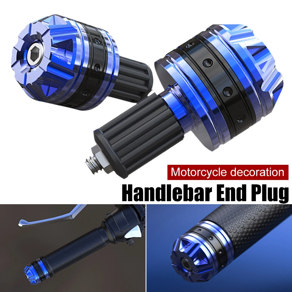1Pair Motorcycle Handlebar Grip Bar End Plug Aluminum Alloy Handlebar Plug Cover for 16-18mm Handlebar Bicycle Accessories
1Pair Motorcycle Handlebar Grip Bar End Plug Aluminum Alloy Handlebar Plug Cover for 16-18mm Handlebar Bicycle Accessories