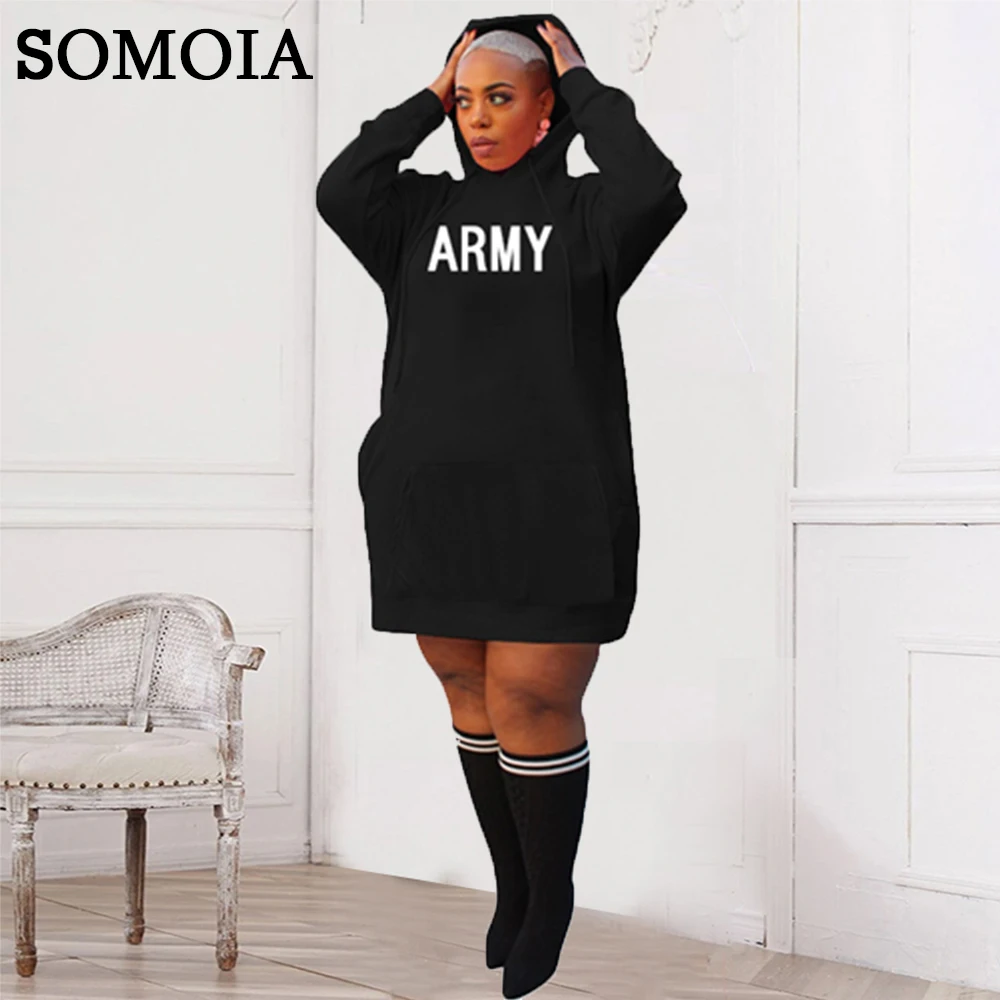 Plus Size Loose Dress XL-5XL Oversize Women's Clothing Letter Print Fashion Streetwear Casual Hooded Sweater Basic Mini Dresses
Plus Size Loose Dress XL-5XL Oversize Women's Clothing Letter Print Fashion Streetwear Casual Hooded Sweater Basic Mini Dresses