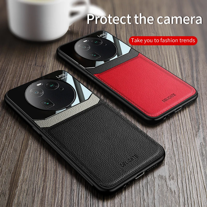 Luxury Leather Case for Oppo Find X6 Pro PGEM110 PGEM10 Plexiglass Soft Silicone Edges Hard Shockproof Phone Cover OppoFindX6Pro
Luxury Leather Case for Oppo Find X6 Pro PGEM110 PGEM10 Plexiglass Soft Silicone Edges Hard Shockproof Phone Cover OppoFindX6Pro