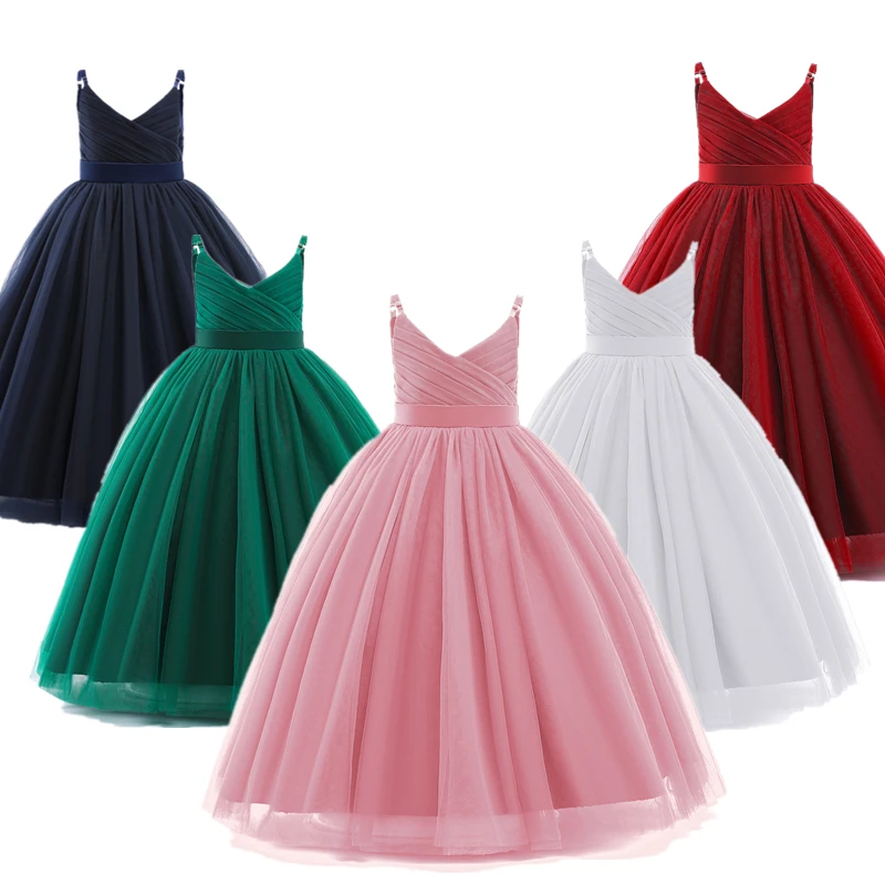 Teenage Flower Girls Dress for Wedding Princess Long Dress Sling Tulle Birthday Party Gown Evening Children Dresses
Teenage Flower Girls Dress for Wedding Princess Long Dress Sling Tulle Birthday Party Gown Evening Children Dresses