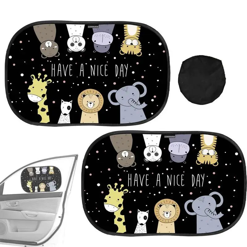 Car Window Shade Cartoon Cute Side Window Sun Shade Sunproof Electrostatically Adsorbed Side Window Visors Adjustable Heat
Car Window Shade Cartoon Cute Side Window Sun Shade Sunproof Electrostatically Adsorbed Side Window Visors Adjustable Heat