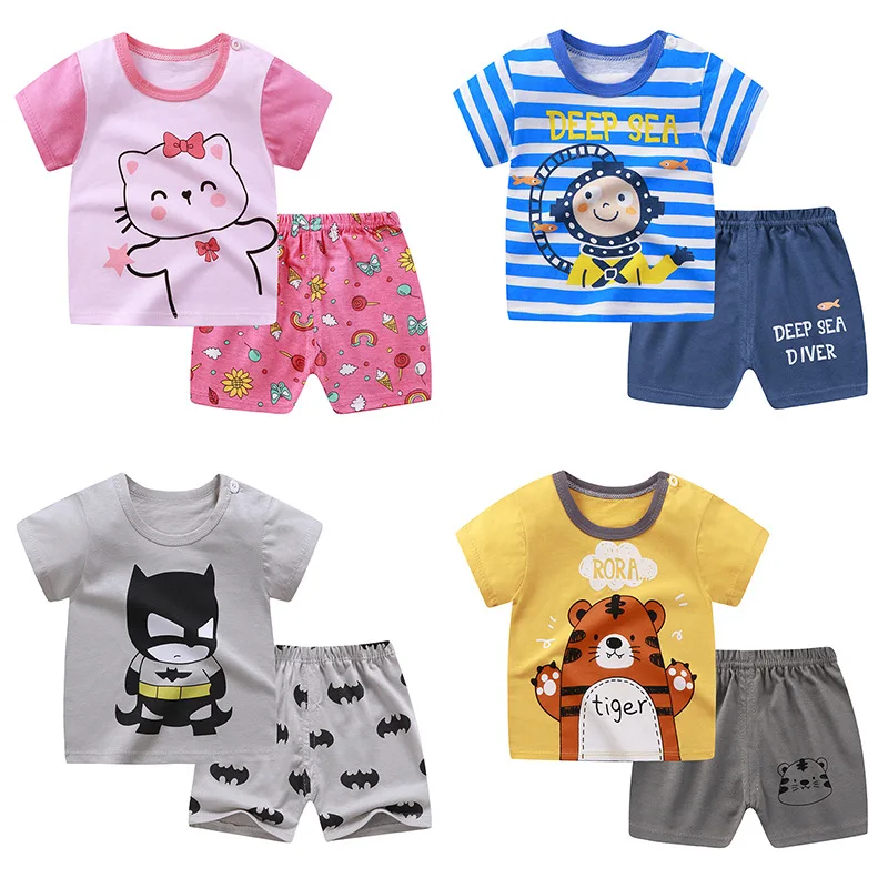 Baby Boy and Girl Summer Clothes Toddler kids T Shirt Top and Pants Short Sleeve O Neck Clothing Sets
Baby Boy and Girl Summer Clothes Toddler kids T Shirt Top and Pants Short Sleeve O Neck Clothing Sets