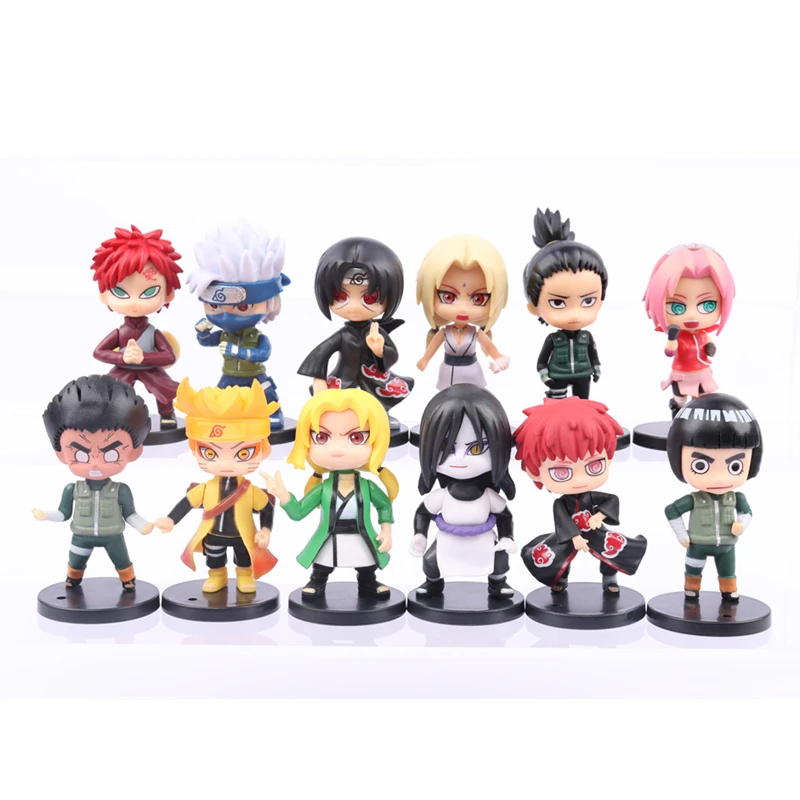 6-12pcs/Set 7-8CM Naruto Character Anime Model Hand-made Naruto Haruno Sakura Suzuzaki Sasuke Kakashi Q Version PVC Kawaii Child
6-12pcs/Set 7-8CM Naruto Character Anime Model Hand-made Naruto Haruno Sakura Suzuzaki Sasuke Kakashi Q Version PVC Kawaii Child