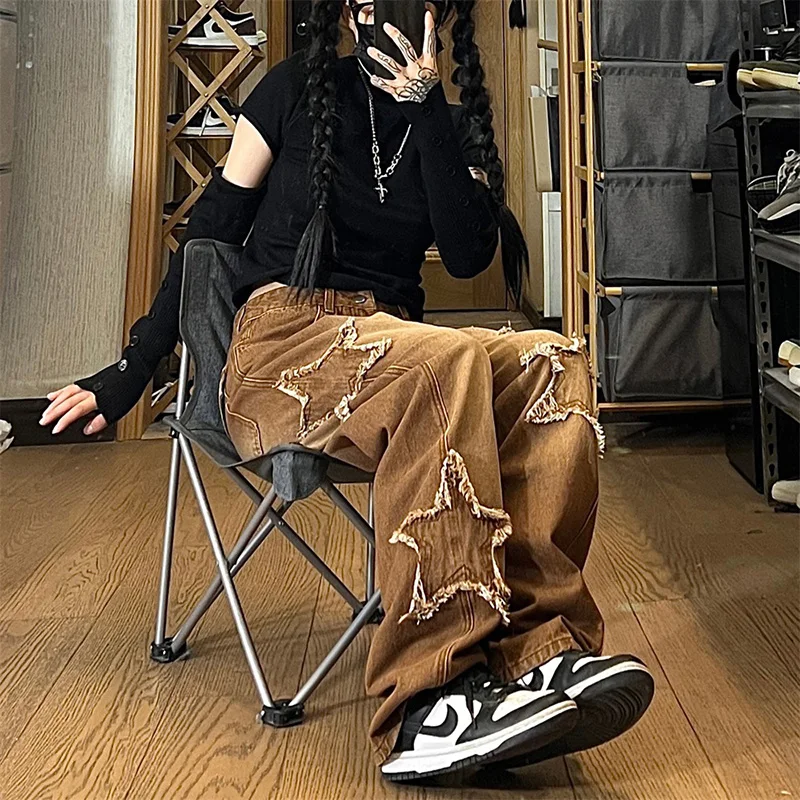 American vibe China-Chic high street pants coffee brown jeans men's loose straight tube y2k millennium hiphop pants
American vibe China-Chic high street pants coffee brown jeans men's loose straight tube y2k millennium hiphop pants