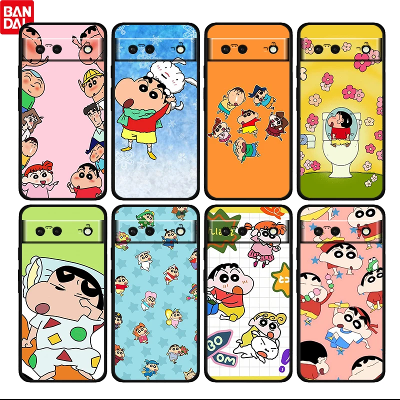 Cartoon Crayon Shin-chan Shockproof Cover for Google Pixel 6 6a 6Pro 5 5a 4 4a XL 5G Funda Black Phone Case Shell TPU Soft Coque
Cartoon Crayon Shin-chan Shockproof Cover for Google Pixel 6 6a 6Pro 5 5a 4 4a XL 5G Funda Black Phone Case Shell TPU Soft Coque